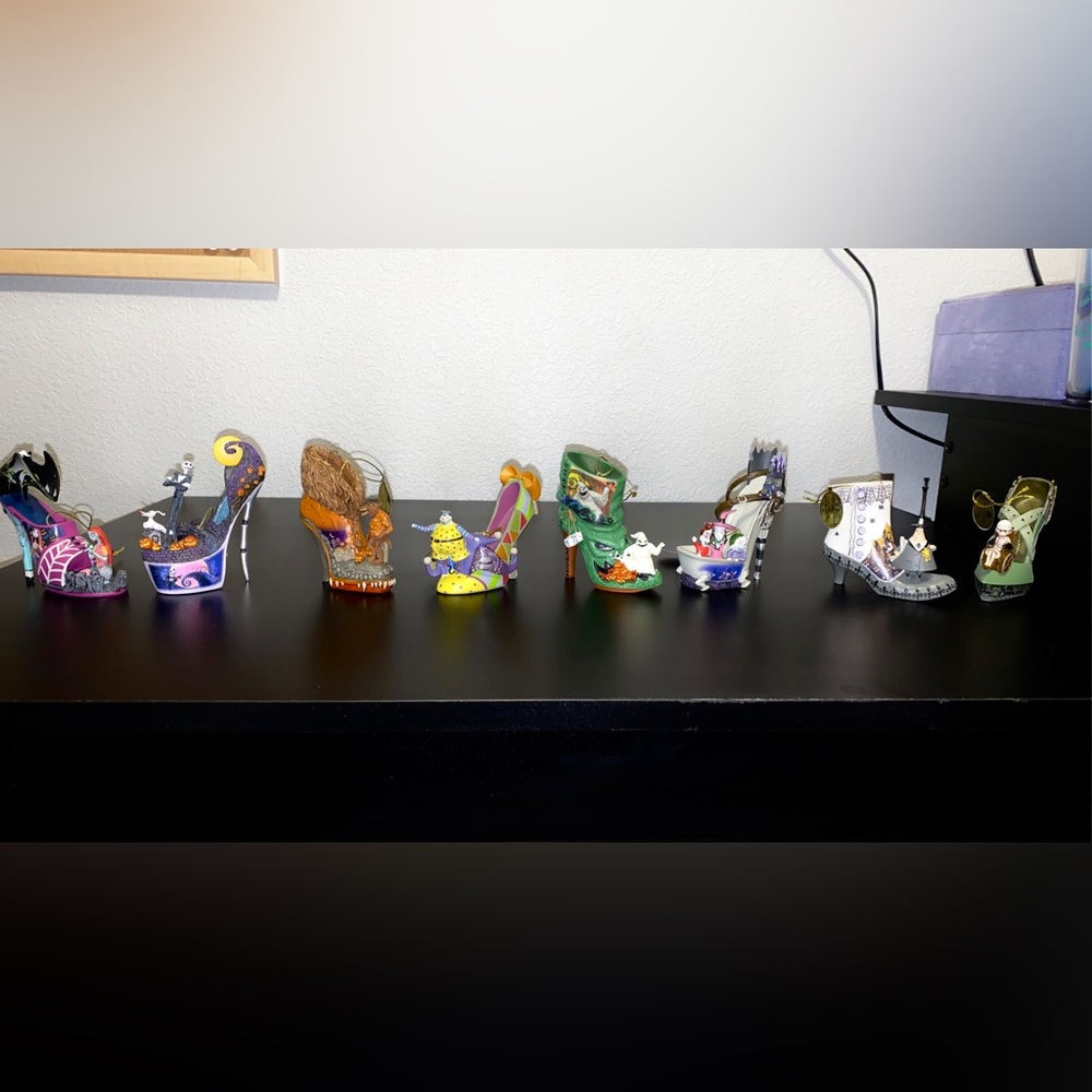 Disney Nightmare Before Christmas Shoe Ornament Set
